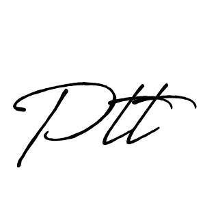 Also we have Ptt name is the best signature style. Create professional handwritten signature collection using Antro_Vectra_Bolder autograph style. Ptt signature style 7 images and pictures png