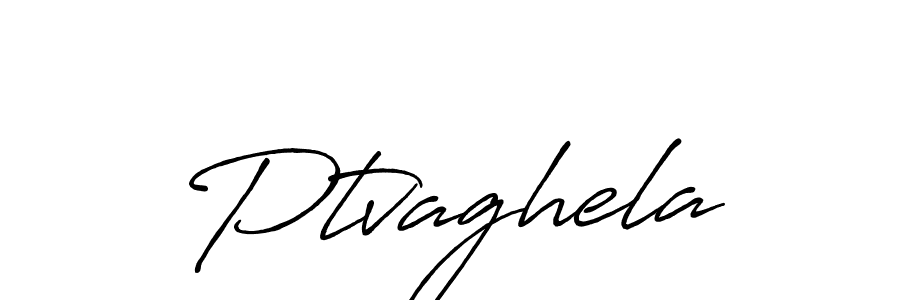 Create a beautiful signature design for name Ptvaghela. With this signature (Antro_Vectra_Bolder) fonts, you can make a handwritten signature for free. Ptvaghela signature style 7 images and pictures png