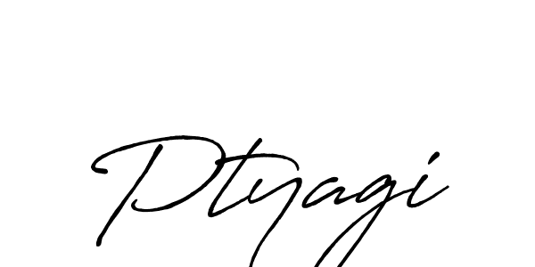 Design your own signature with our free online signature maker. With this signature software, you can create a handwritten (Antro_Vectra_Bolder) signature for name Ptyagi. Ptyagi signature style 7 images and pictures png