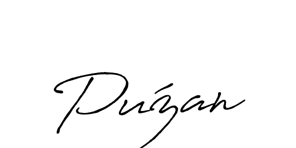 if you are searching for the best signature style for your name Puźan. so please give up your signature search. here we have designed multiple signature styles  using Antro_Vectra_Bolder. Puźan signature style 7 images and pictures png