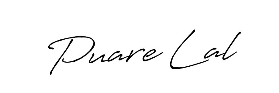 Use a signature maker to create a handwritten signature online. With this signature software, you can design (Antro_Vectra_Bolder) your own signature for name Puare Lal. Puare Lal signature style 7 images and pictures png