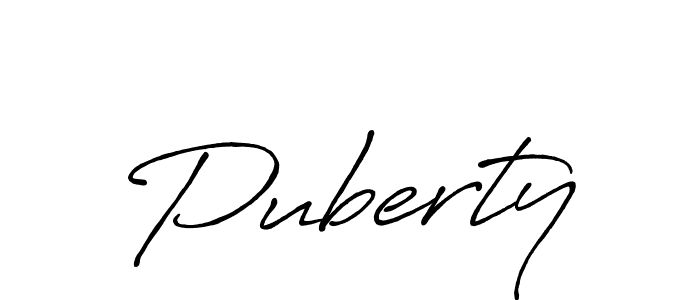 How to make Puberty name signature. Use Antro_Vectra_Bolder style for creating short signs online. This is the latest handwritten sign. Puberty signature style 7 images and pictures png