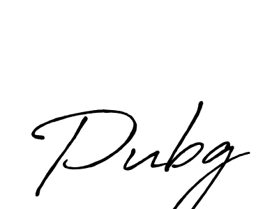 Make a beautiful signature design for name Pubg. With this signature (Antro_Vectra_Bolder) style, you can create a handwritten signature for free. Pubg signature style 7 images and pictures png