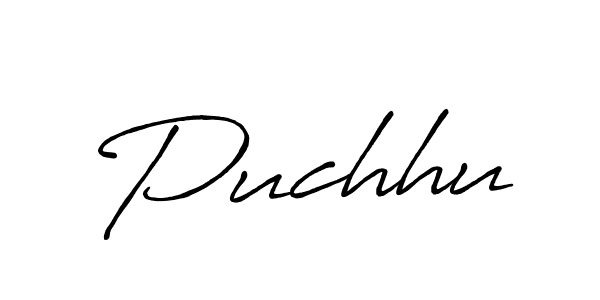 Make a beautiful signature design for name Puchhu. Use this online signature maker to create a handwritten signature for free. Puchhu signature style 7 images and pictures png