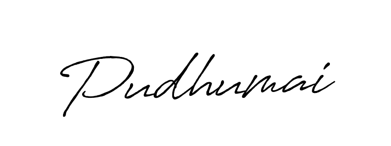 How to Draw Pudhumai signature style? Antro_Vectra_Bolder is a latest design signature styles for name Pudhumai. Pudhumai signature style 7 images and pictures png