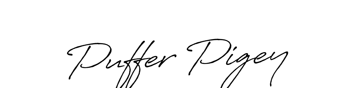 Similarly Antro_Vectra_Bolder is the best handwritten signature design. Signature creator online .You can use it as an online autograph creator for name Puffer Pigey. Puffer Pigey signature style 7 images and pictures png