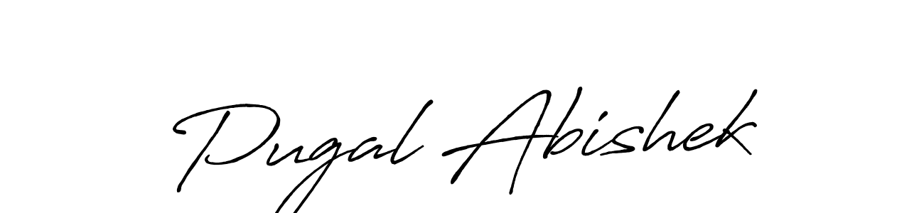 How to Draw Pugal Abishek signature style? Antro_Vectra_Bolder is a latest design signature styles for name Pugal Abishek. Pugal Abishek signature style 7 images and pictures png