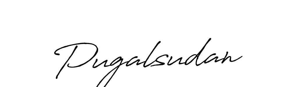 How to make Pugalsudan signature? Antro_Vectra_Bolder is a professional autograph style. Create handwritten signature for Pugalsudan name. Pugalsudan signature style 7 images and pictures png