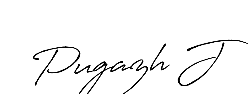 This is the best signature style for the Pugazh J name. Also you like these signature font (Antro_Vectra_Bolder). Mix name signature. Pugazh J signature style 7 images and pictures png