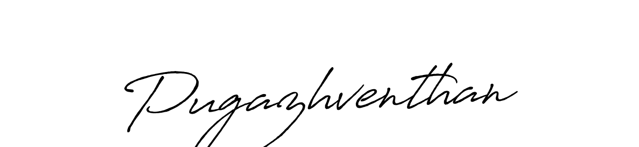 Make a beautiful signature design for name Pugazhventhan. With this signature (Antro_Vectra_Bolder) style, you can create a handwritten signature for free. Pugazhventhan signature style 7 images and pictures png