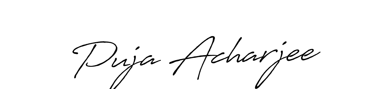 Also You can easily find your signature by using the search form. We will create Puja Acharjee name handwritten signature images for you free of cost using Antro_Vectra_Bolder sign style. Puja Acharjee signature style 7 images and pictures png
