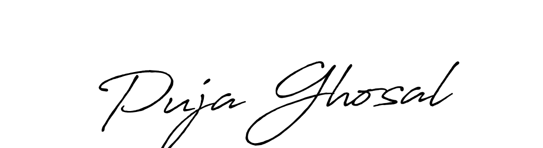 You should practise on your own different ways (Antro_Vectra_Bolder) to write your name (Puja Ghosal) in signature. don't let someone else do it for you. Puja Ghosal signature style 7 images and pictures png