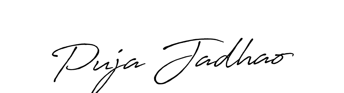 You can use this online signature creator to create a handwritten signature for the name Puja Jadhao. This is the best online autograph maker. Puja Jadhao signature style 7 images and pictures png