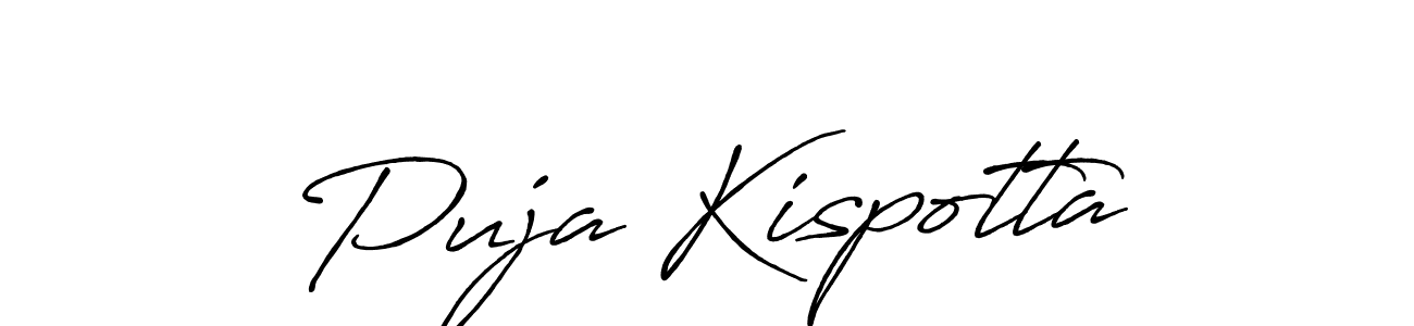 Antro_Vectra_Bolder is a professional signature style that is perfect for those who want to add a touch of class to their signature. It is also a great choice for those who want to make their signature more unique. Get Puja Kispotta name to fancy signature for free. Puja Kispotta signature style 7 images and pictures png