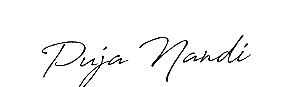 Here are the top 10 professional signature styles for the name Puja Nandi. These are the best autograph styles you can use for your name. Puja Nandi signature style 7 images and pictures png