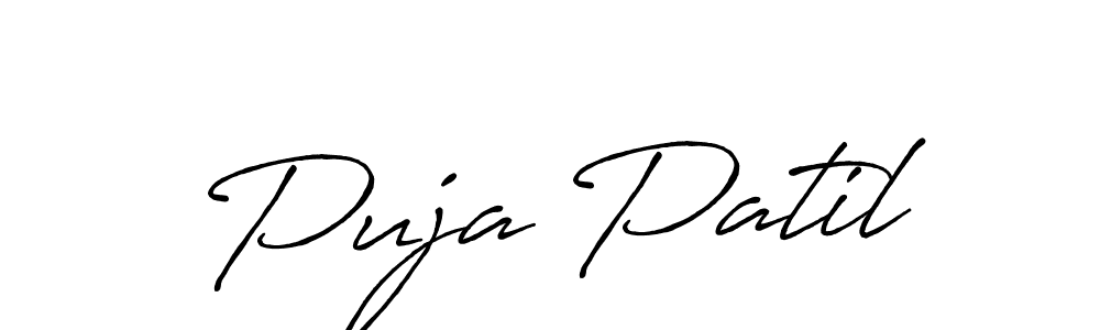 You should practise on your own different ways (Antro_Vectra_Bolder) to write your name (Puja Patil) in signature. don't let someone else do it for you. Puja Patil signature style 7 images and pictures png