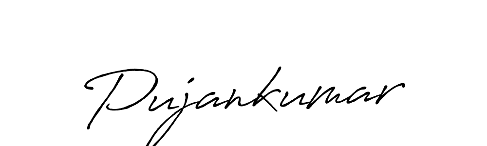 Pujankumar stylish signature style. Best Handwritten Sign (Antro_Vectra_Bolder) for my name. Handwritten Signature Collection Ideas for my name Pujankumar. Pujankumar signature style 7 images and pictures png