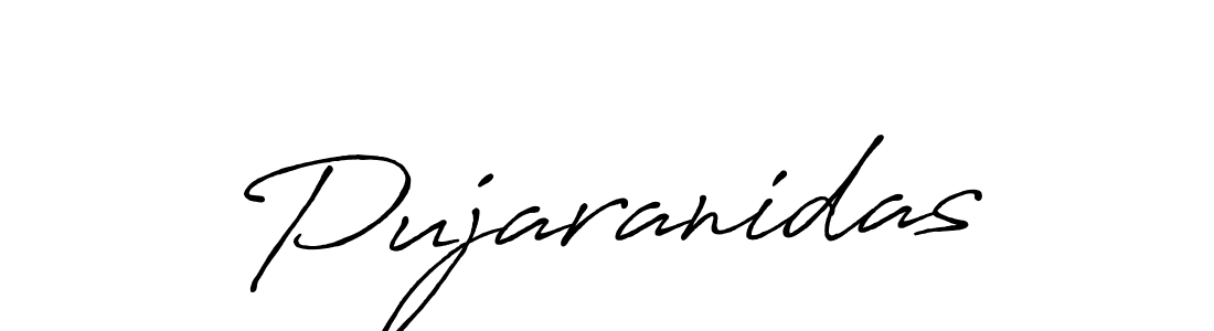 You should practise on your own different ways (Antro_Vectra_Bolder) to write your name (Pujaranidas) in signature. don't let someone else do it for you. Pujaranidas signature style 7 images and pictures png