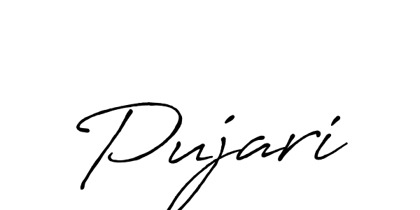 Make a beautiful signature design for name Pujari. Use this online signature maker to create a handwritten signature for free. Pujari signature style 7 images and pictures png