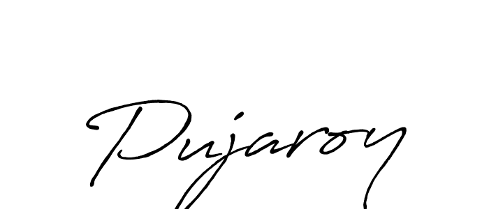 The best way (Antro_Vectra_Bolder) to make a short signature is to pick only two or three words in your name. The name Pujaroy include a total of six letters. For converting this name. Pujaroy signature style 7 images and pictures png
