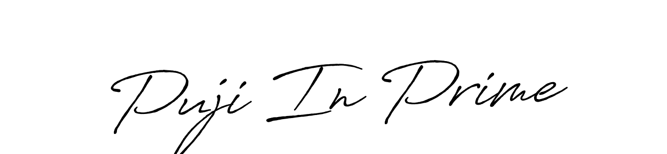 See photos of Puji In Prime official signature by Spectra . Check more albums & portfolios. Read reviews & check more about Antro_Vectra_Bolder font. Puji In Prime signature style 7 images and pictures png