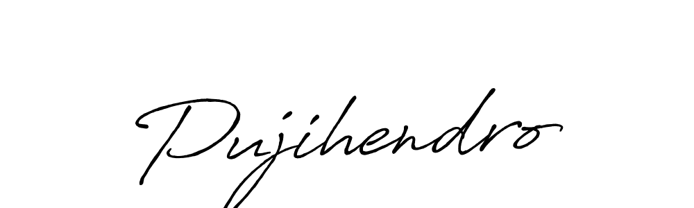 Similarly Antro_Vectra_Bolder is the best handwritten signature design. Signature creator online .You can use it as an online autograph creator for name Pujihendro. Pujihendro signature style 7 images and pictures png