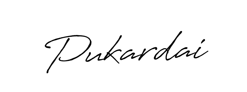 Design your own signature with our free online signature maker. With this signature software, you can create a handwritten (Antro_Vectra_Bolder) signature for name Pukardai. Pukardai signature style 7 images and pictures png