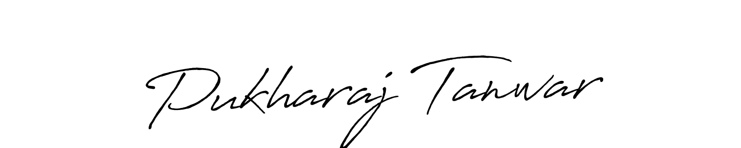 Also we have Pukharaj Tanwar name is the best signature style. Create professional handwritten signature collection using Antro_Vectra_Bolder autograph style. Pukharaj Tanwar signature style 7 images and pictures png