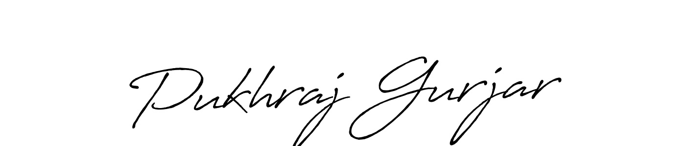 Design your own signature with our free online signature maker. With this signature software, you can create a handwritten (Antro_Vectra_Bolder) signature for name Pukhraj Gurjar. Pukhraj Gurjar signature style 7 images and pictures png