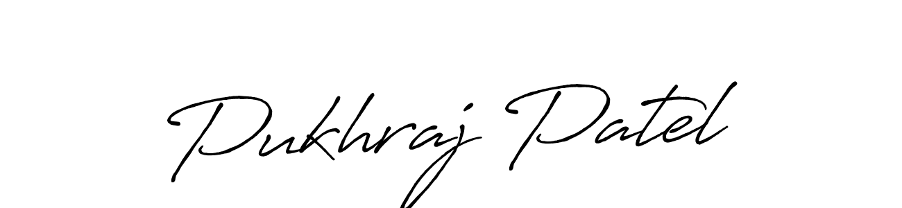 How to make Pukhraj Patel signature? Antro_Vectra_Bolder is a professional autograph style. Create handwritten signature for Pukhraj Patel name. Pukhraj Patel signature style 7 images and pictures png