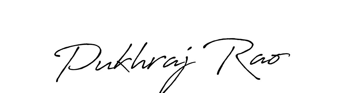 It looks lik you need a new signature style for name Pukhraj Rao. Design unique handwritten (Antro_Vectra_Bolder) signature with our free signature maker in just a few clicks. Pukhraj Rao signature style 7 images and pictures png