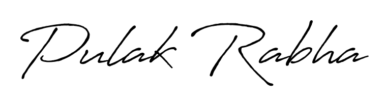 Generate high-definition signature styles for Pulak Rabha. The Antro_Vectra_Bolder typeface ensures crisp legibility and sophisticated design. Pulak Rabha signature style 7 images and pictures png
