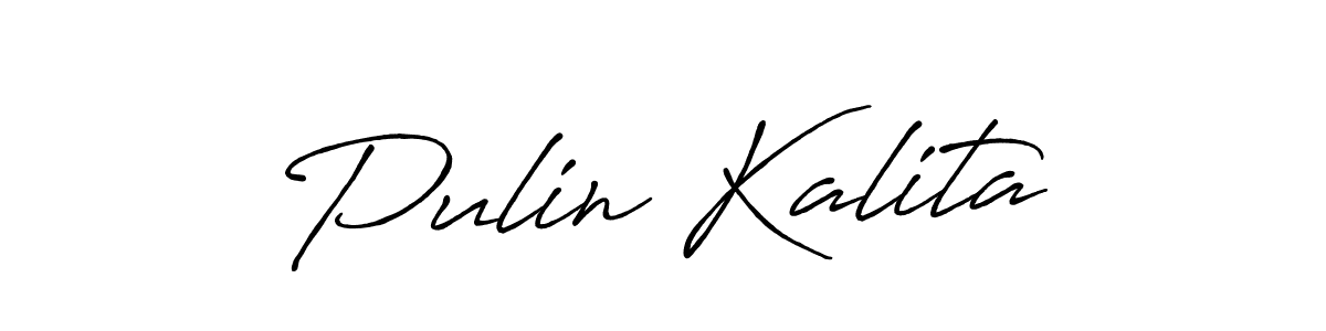 Once you've used our free online signature maker to create your best signature Antro_Vectra_Bolder style, it's time to enjoy all of the benefits that Pulin Kalita name signing documents. Pulin Kalita signature style 7 images and pictures png