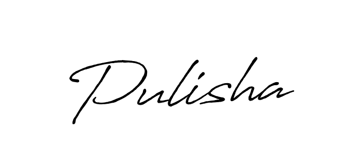 Similarly Antro_Vectra_Bolder is the best handwritten signature design. Signature creator online .You can use it as an online autograph creator for name Pulisha. Pulisha signature style 7 images and pictures png