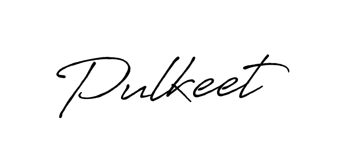 Create a beautiful signature design for name Pulkeet. With this signature (Antro_Vectra_Bolder) fonts, you can make a handwritten signature for free. Pulkeet signature style 7 images and pictures png