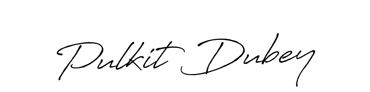 Use a signature maker to create a handwritten signature online. With this signature software, you can design (Antro_Vectra_Bolder) your own signature for name Pulkit Dubey. Pulkit Dubey signature style 7 images and pictures png