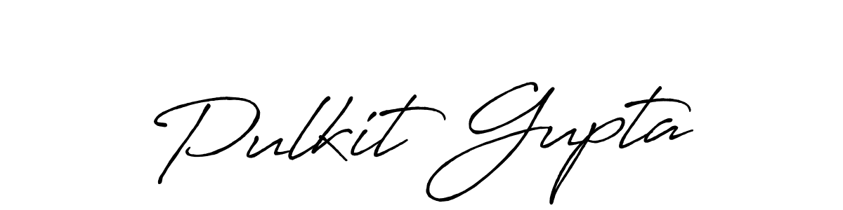 Also we have Pulkit Gupta name is the best signature style. Create professional handwritten signature collection using Antro_Vectra_Bolder autograph style. Pulkit Gupta signature style 7 images and pictures png