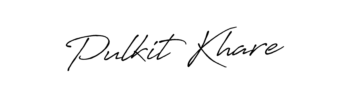 if you are searching for the best signature style for your name Pulkit Khare. so please give up your signature search. here we have designed multiple signature styles  using Antro_Vectra_Bolder. Pulkit Khare signature style 7 images and pictures png