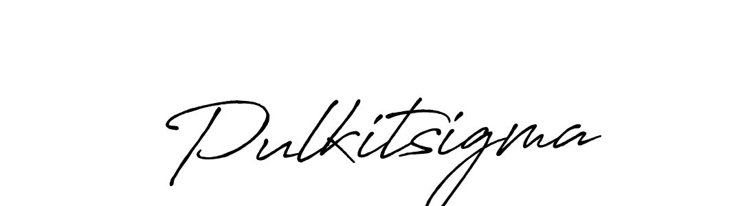 Once you've used our free online signature maker to create your best signature Antro_Vectra_Bolder style, it's time to enjoy all of the benefits that Pulkitsigma name signing documents. Pulkitsigma signature style 7 images and pictures png