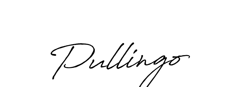 Use a signature maker to create a handwritten signature online. With this signature software, you can design (Antro_Vectra_Bolder) your own signature for name Pullingo. Pullingo signature style 7 images and pictures png