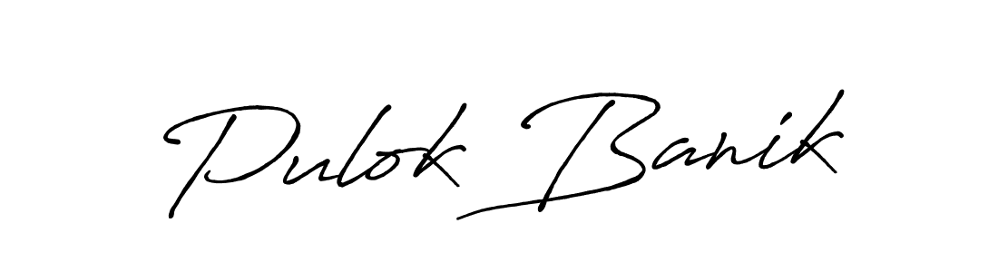 Best and Professional Signature Style for Pulok Banik. Antro_Vectra_Bolder Best Signature Style Collection. Pulok Banik signature style 7 images and pictures png