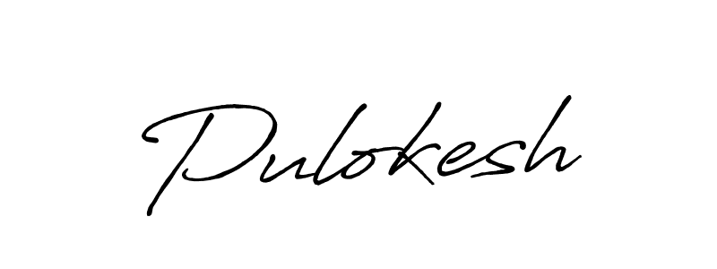 if you are searching for the best signature style for your name Pulokesh. so please give up your signature search. here we have designed multiple signature styles  using Antro_Vectra_Bolder. Pulokesh signature style 7 images and pictures png