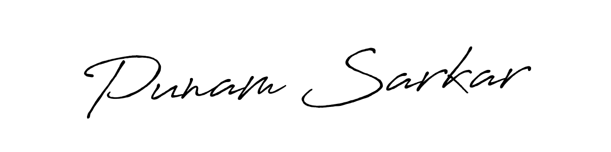 Also we have Punam Sarkar name is the best signature style. Create professional handwritten signature collection using Antro_Vectra_Bolder autograph style. Punam Sarkar signature style 7 images and pictures png