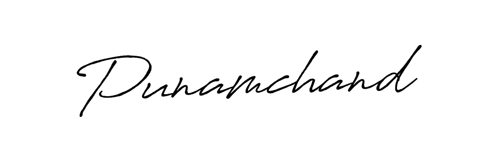 How to make Punamchand signature? Antro_Vectra_Bolder is a professional autograph style. Create handwritten signature for Punamchand name. Punamchand signature style 7 images and pictures png