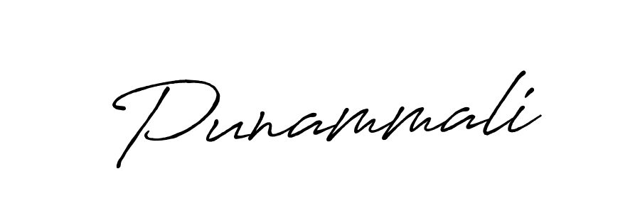 Make a beautiful signature design for name Punammali. Use this online signature maker to create a handwritten signature for free. Punammali signature style 7 images and pictures png