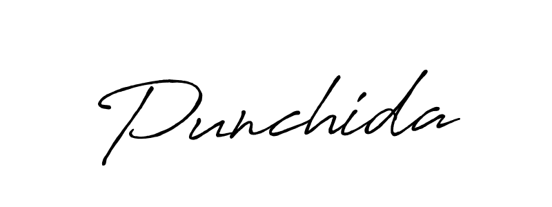 if you are searching for the best signature style for your name Punchida. so please give up your signature search. here we have designed multiple signature styles  using Antro_Vectra_Bolder. Punchida signature style 7 images and pictures png