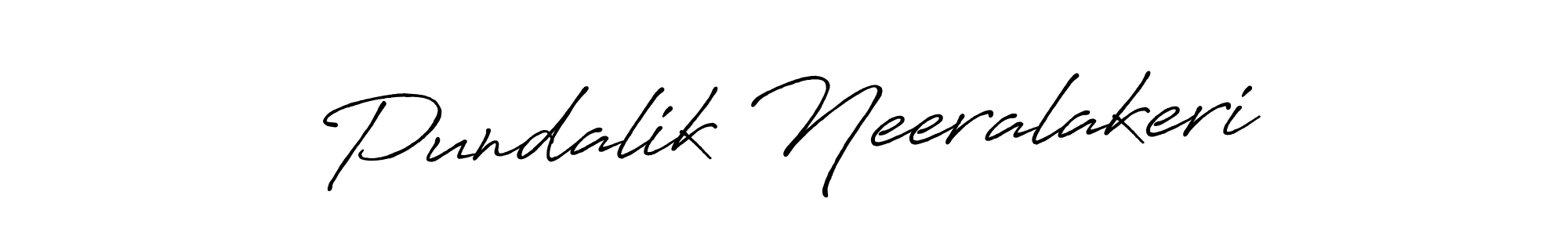 How to make Pundalik Neeralakeri signature? Antro_Vectra_Bolder is a professional autograph style. Create handwritten signature for Pundalik Neeralakeri name. Pundalik Neeralakeri signature style 7 images and pictures png