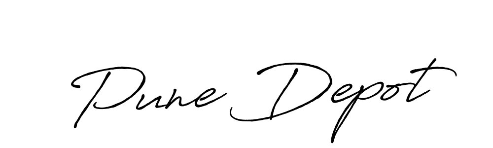 if you are searching for the best signature style for your name Pune Depot. so please give up your signature search. here we have designed multiple signature styles  using Antro_Vectra_Bolder. Pune Depot signature style 7 images and pictures png