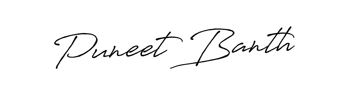 Here are the top 10 professional signature styles for the name Puneet Banth. These are the best autograph styles you can use for your name. Puneet Banth signature style 7 images and pictures png