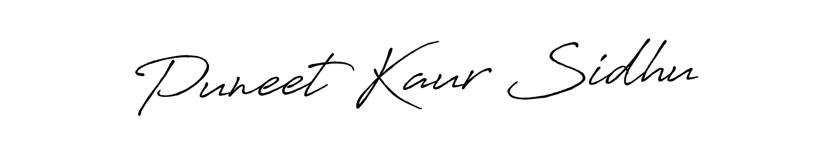 Use a signature maker to create a handwritten signature online. With this signature software, you can design (Antro_Vectra_Bolder) your own signature for name Puneet Kaur Sidhu. Puneet Kaur Sidhu signature style 7 images and pictures png